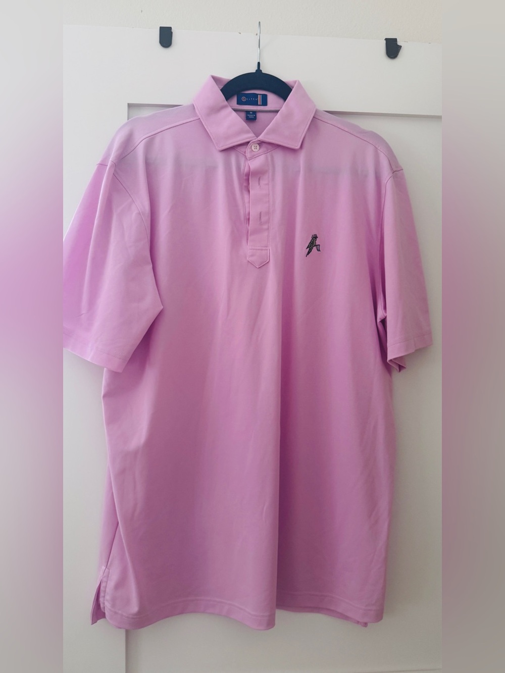 The Park Golf Course west Palm Beach Florida Men's pink  Polo Shirt Medium